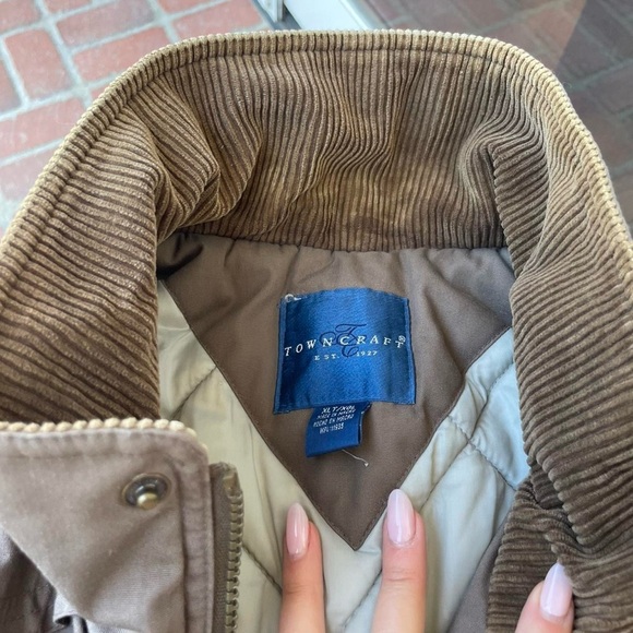 Men’s towncraft vintage heavy duty down utility jacket XL/ Has a few stains - Picture 4 of 7